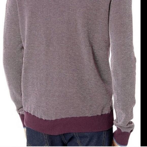 Robert Graham Rheth Wool Blend Quarter-Zip Pullover Sweater - Picture 2 of 6